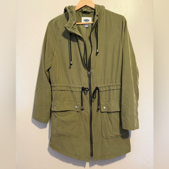 Olive Green Women's Utility Lightweight Jacket by Old Navy Size Small Outdoor - Picture 6 of 13
